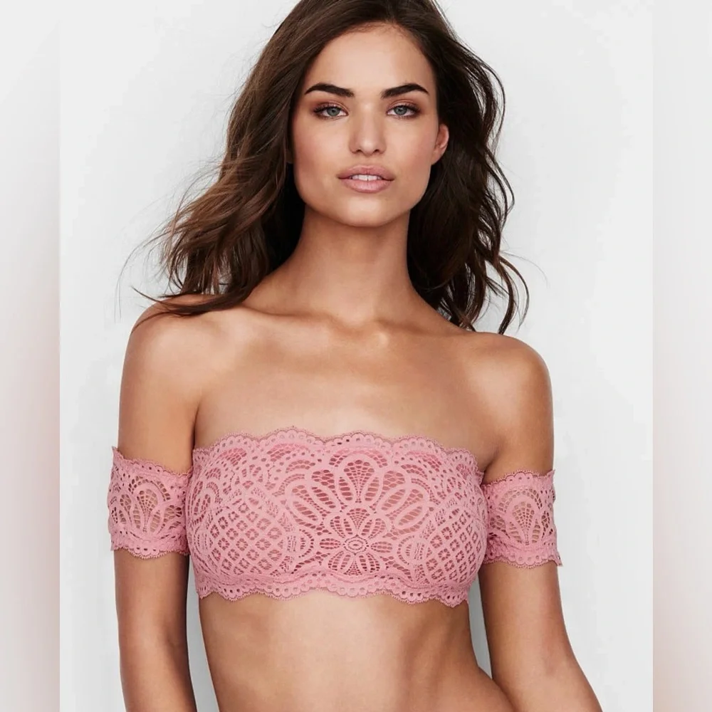 Victoria's Secret Dream Angels Pink Lace Bralette